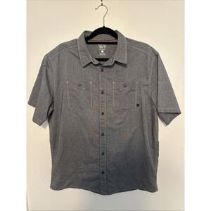 Mountain Hardware Men's Short Sleeve Button-up Large